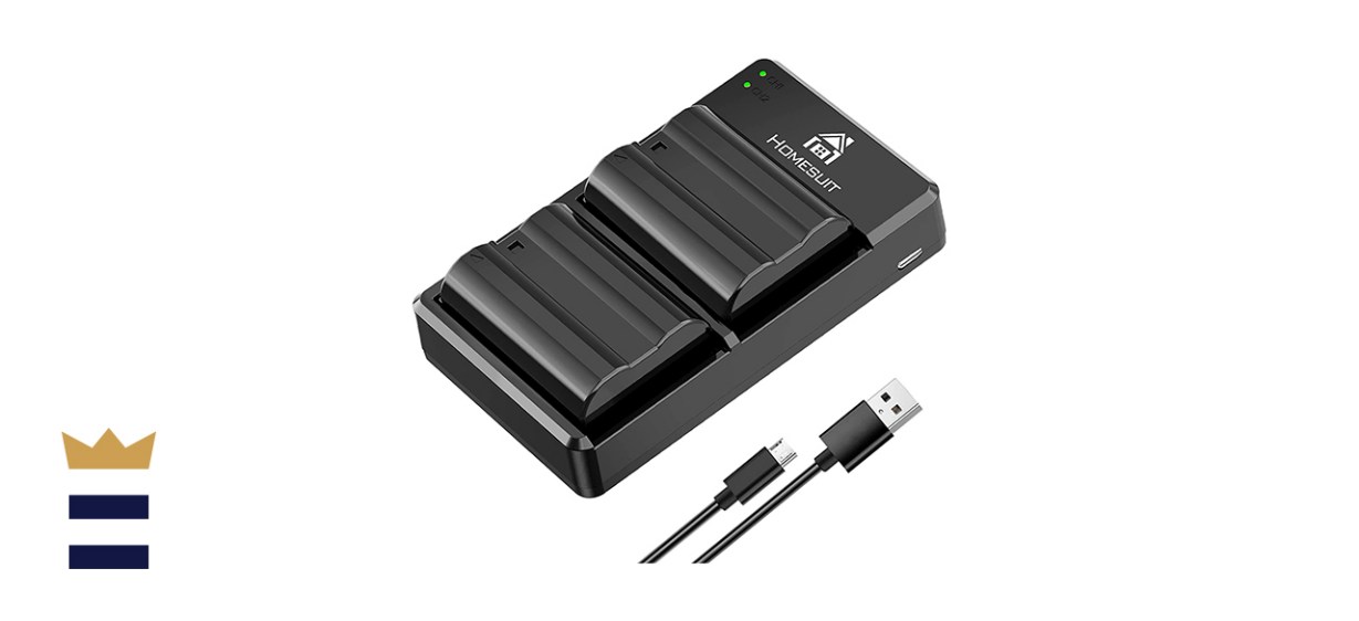 A Artman EN-EL15 Nikon D Series USB Digital Camera Battery Charger Two-Pack