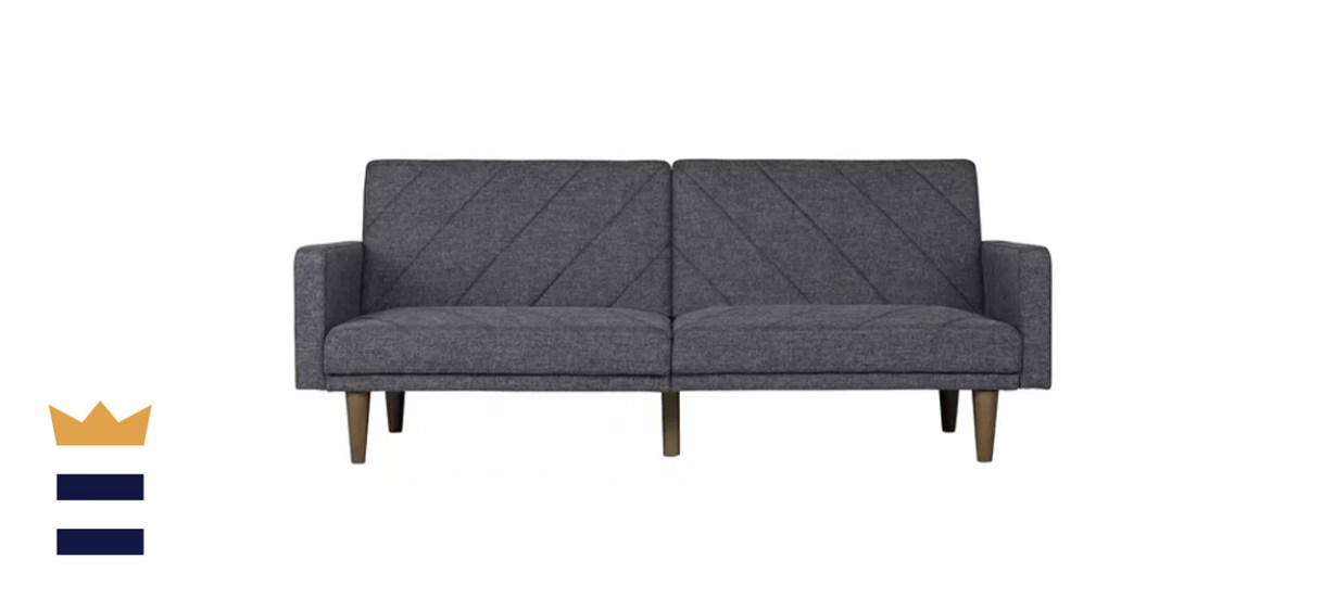 Adria Twin 78.5-Inch Split-Back Convertible Sofa