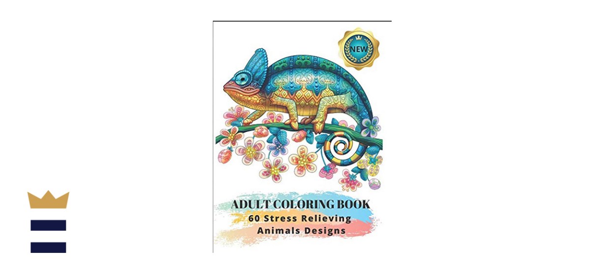 Adult Coloring Book : 60 Stress Relieving Animals Designs: A Lot of Relaxing and Beautiful Scenes for Adults or Kids 