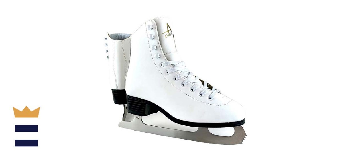 American Athletic Shoe Women's Tricot Lined Figure Skates