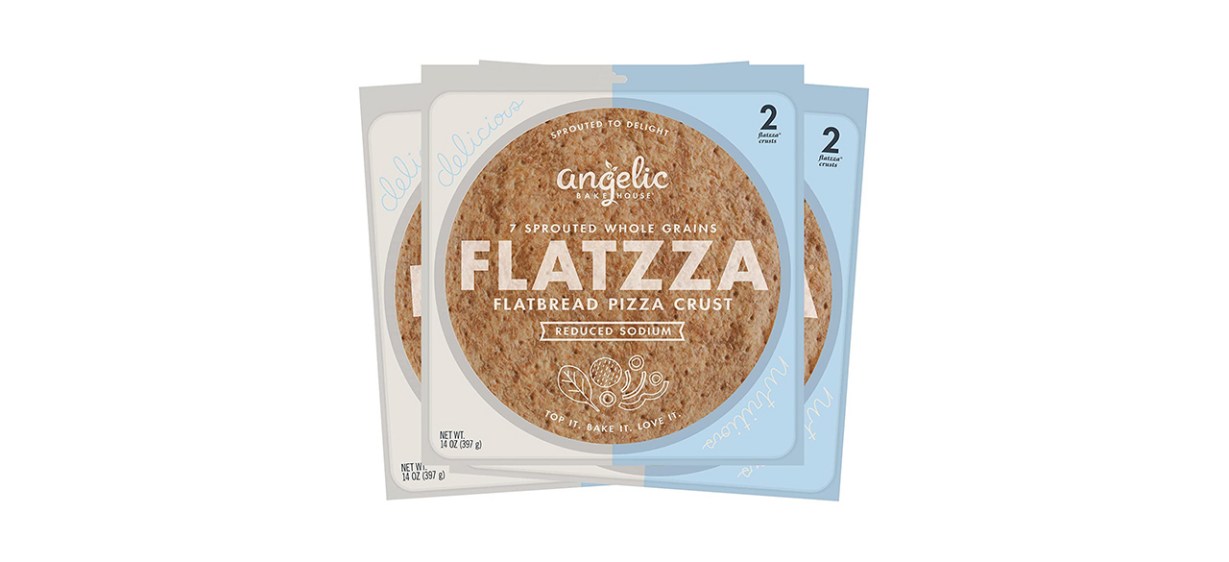 Angelic Bakehouse Reduced Sodium Flatzza, Pack of 3