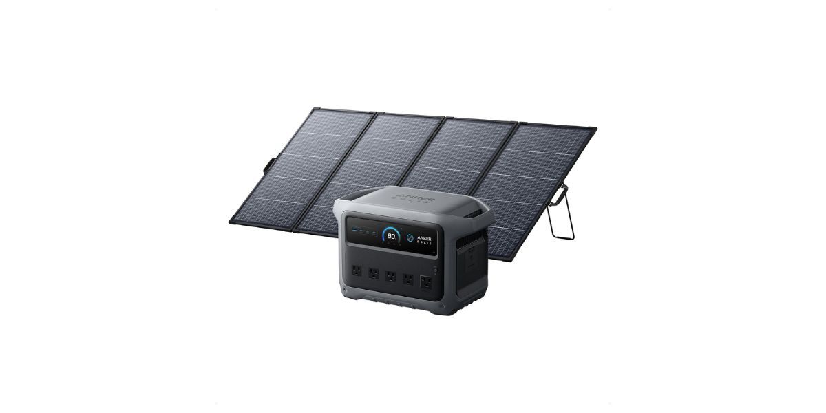 Anker SOLIX C1000 Gen 2 Portable Power Station with 400W Solar Panel