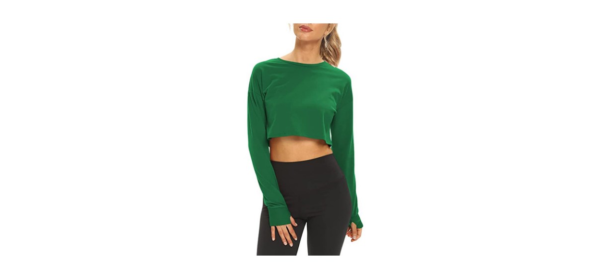 Best Mippo Long Sleeve Crop Top