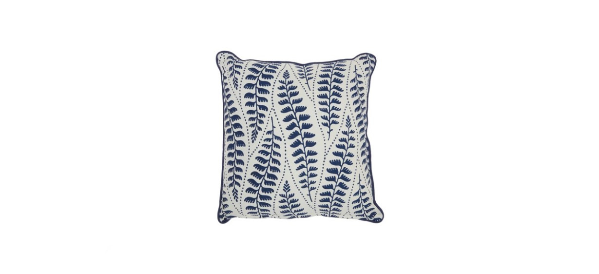 Bayou Breeze Java Cotton Floral Throw Pillow