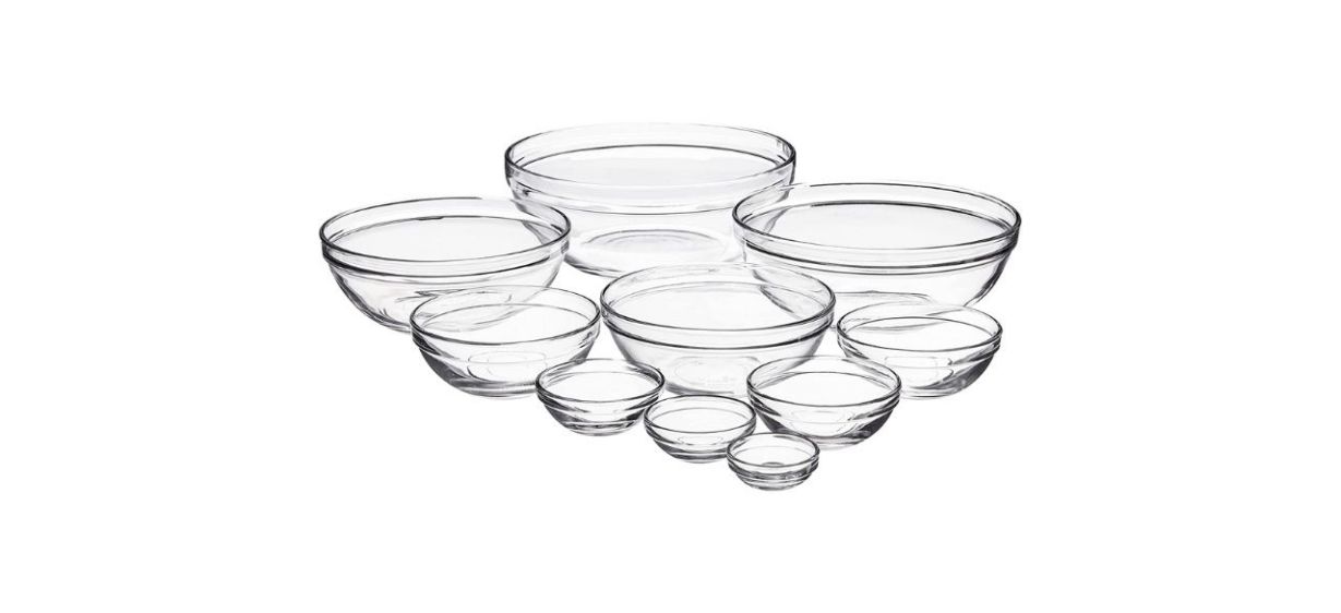 Best Anchor Hocking Glass Mixing Bowls, Set of 10