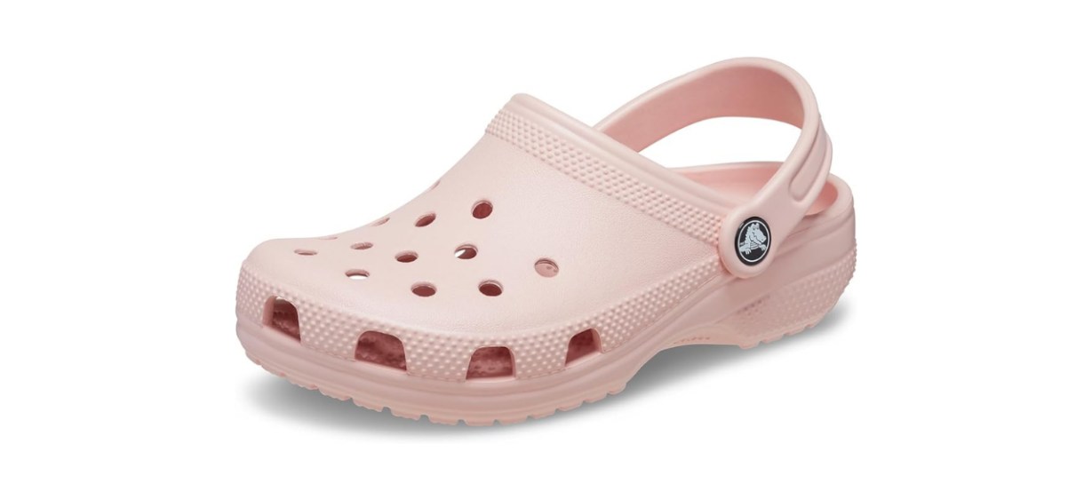 Crocs on white background
