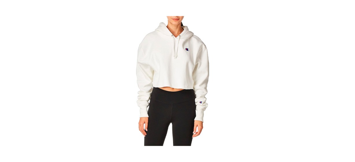 Best Champion Cropped Cut-Off Hoodie