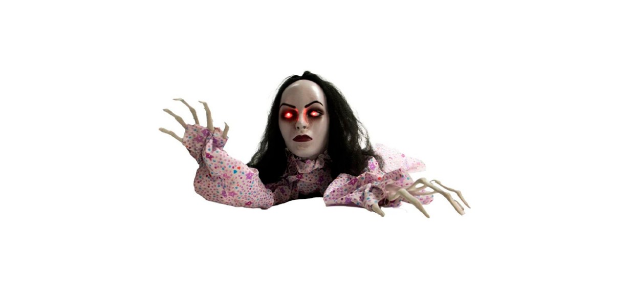 Best Haunted Hill Farm Animatronic Crawling Lady