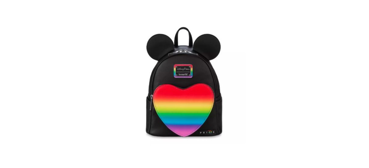 Disney Loungefly Rainbow Mickey Pride Mini Backpack