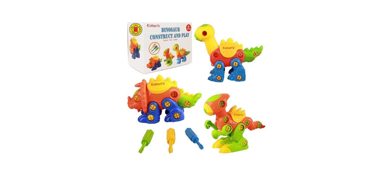 Kidtastic dinosaur deals construct and play