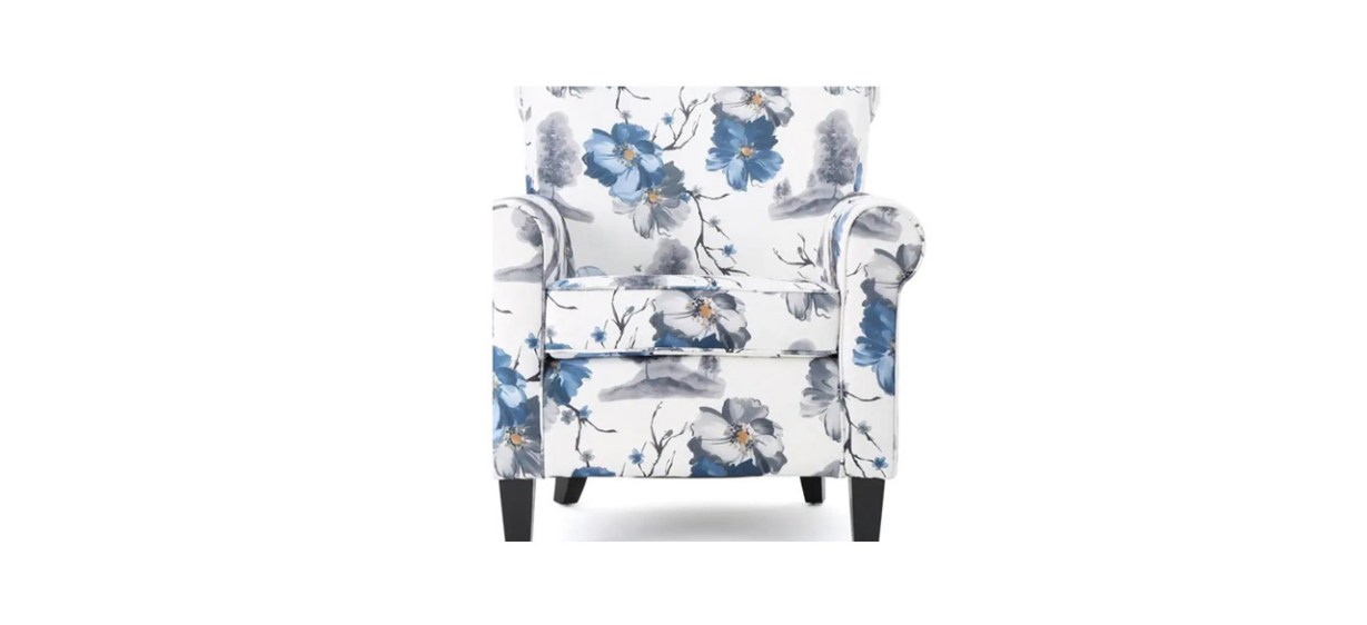 Best Noble House Multi-Colored Fabric Floral-Designed Armchair