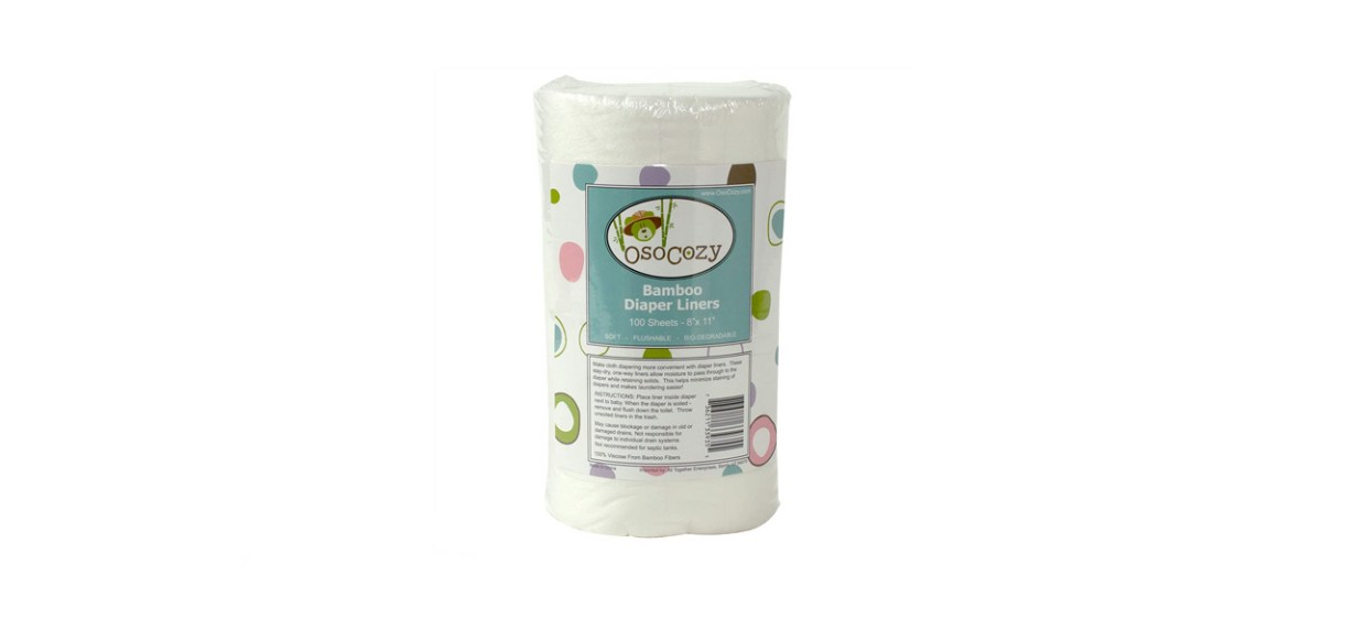 best OsoCozy Flushable Diaper Liners