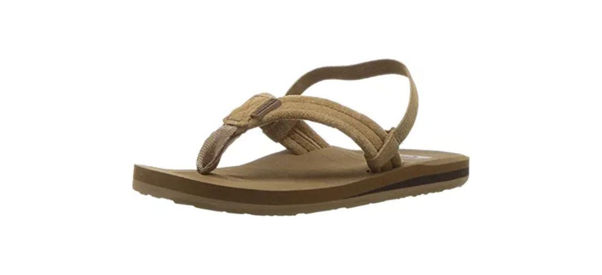 Best Quiksilver Carver Suede Toddler Flip-Flops