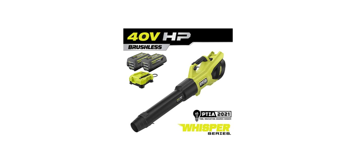 Best Ryobi 40-Volt HP Brushless Whisper Series Leaf Blower