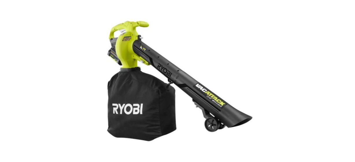 Best Ryobi Vac Attack Cordless Leaf Vacuum Mulcher with Battery and Charger