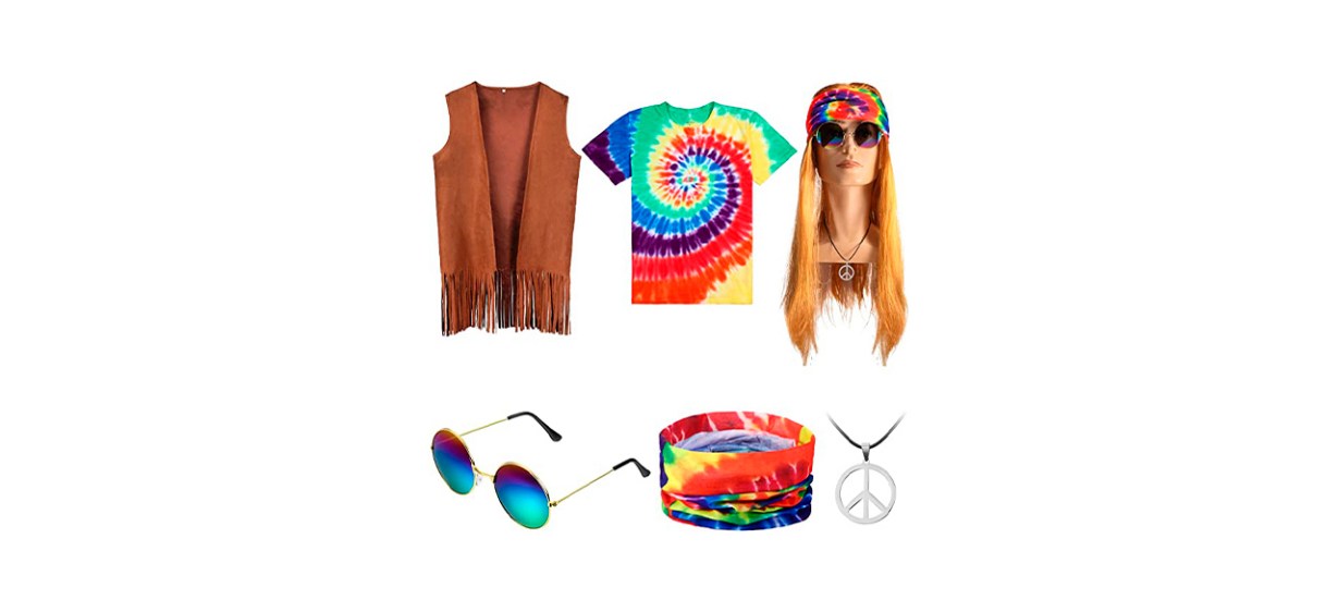 Best Satinior Hippie Costume