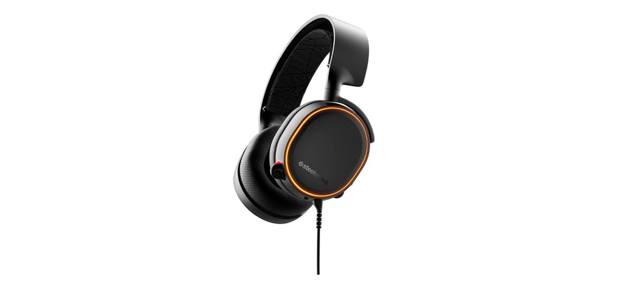 Best SteelSeries  Arctis 5 RGB Illuminated Gaming Headset with DTS