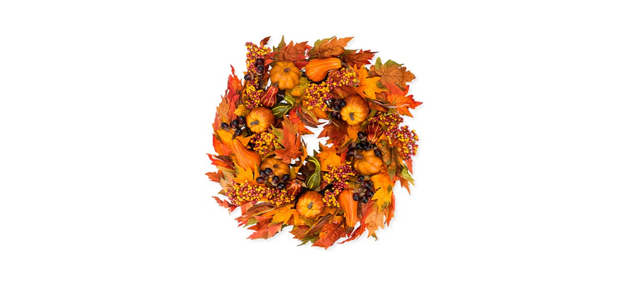 Best The Wreath Depot Montgomery Hollow Silk Fall Door Wreath