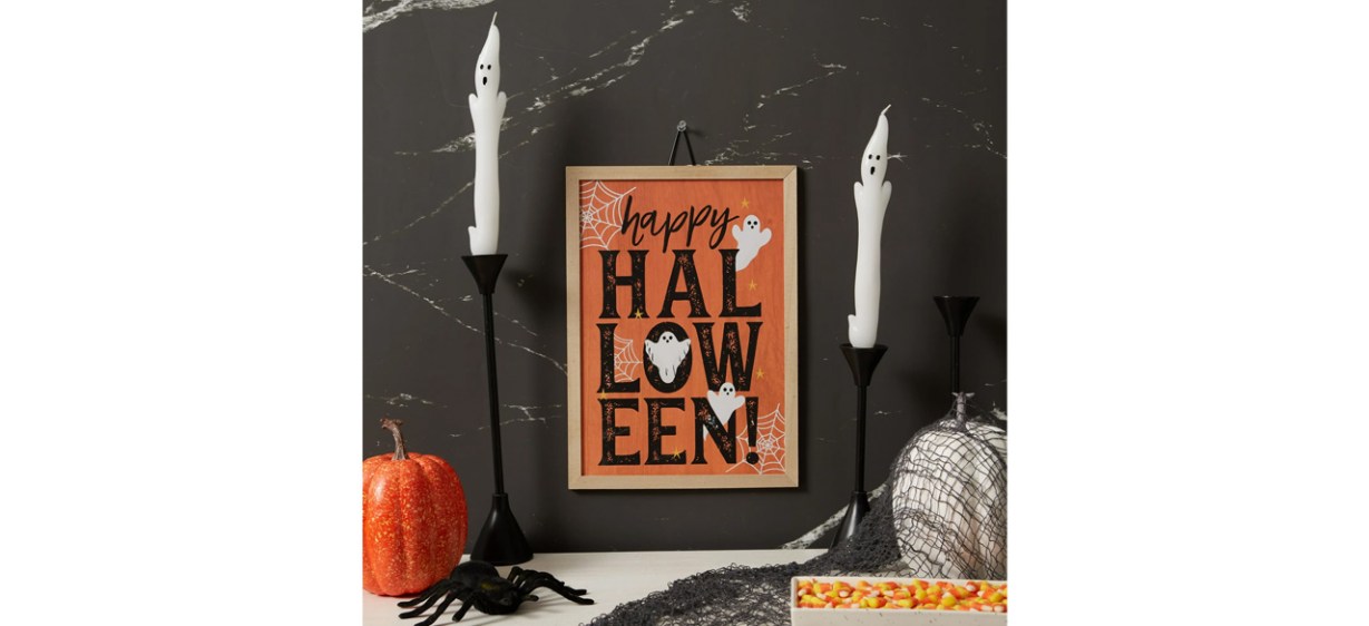 Way To Celebrate Halloween Hanging Sign Decoration