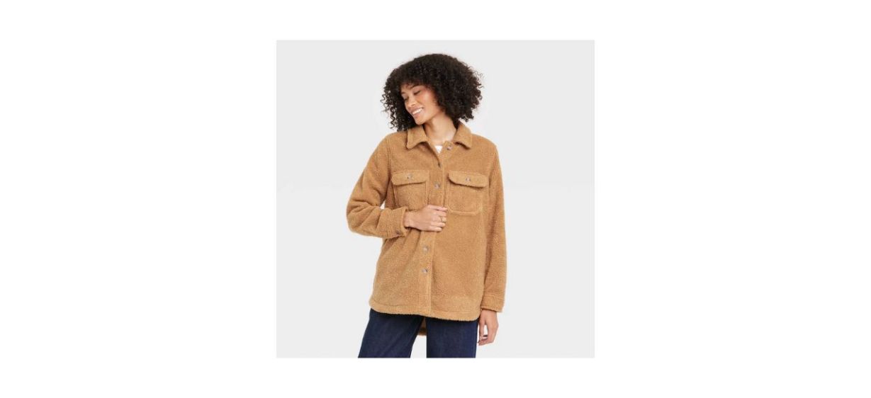 Best Womens Button-Down Shacket Blazer