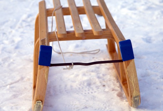 Best wooden toboggan