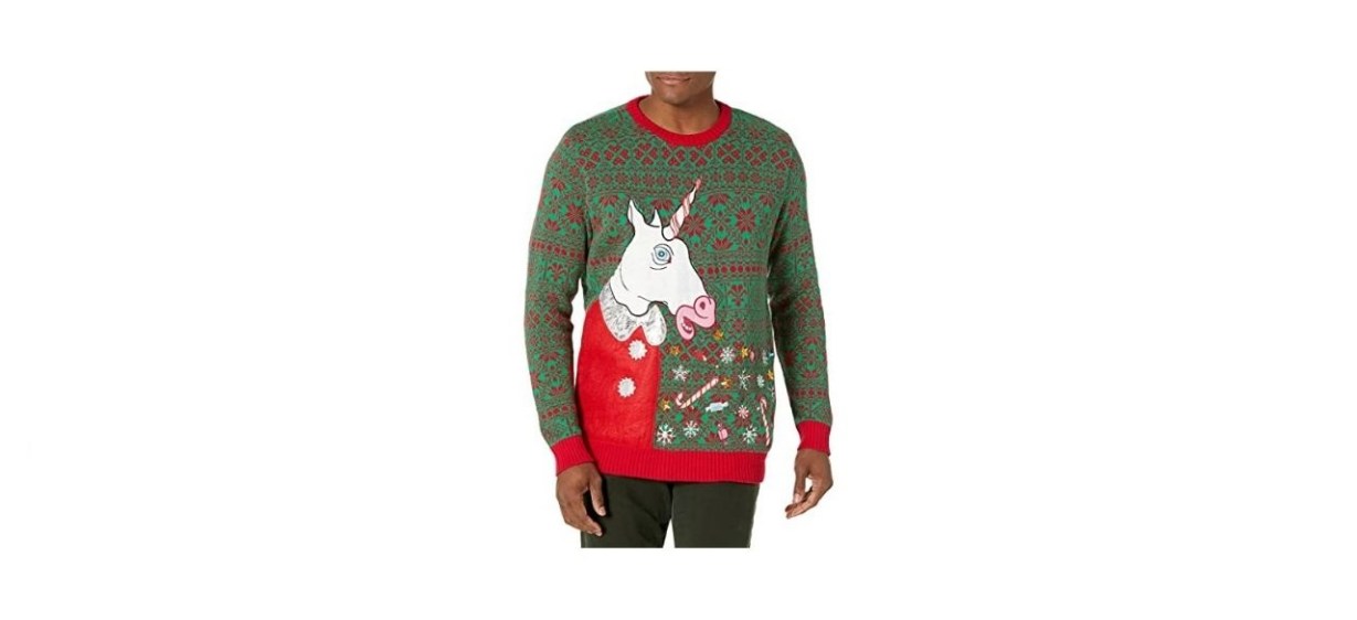 Blizzard Bay Mens Light-up Christmas Sweater