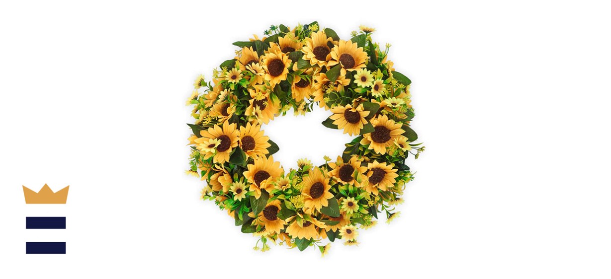 Bomarolan Artificial Sunflower Wreath