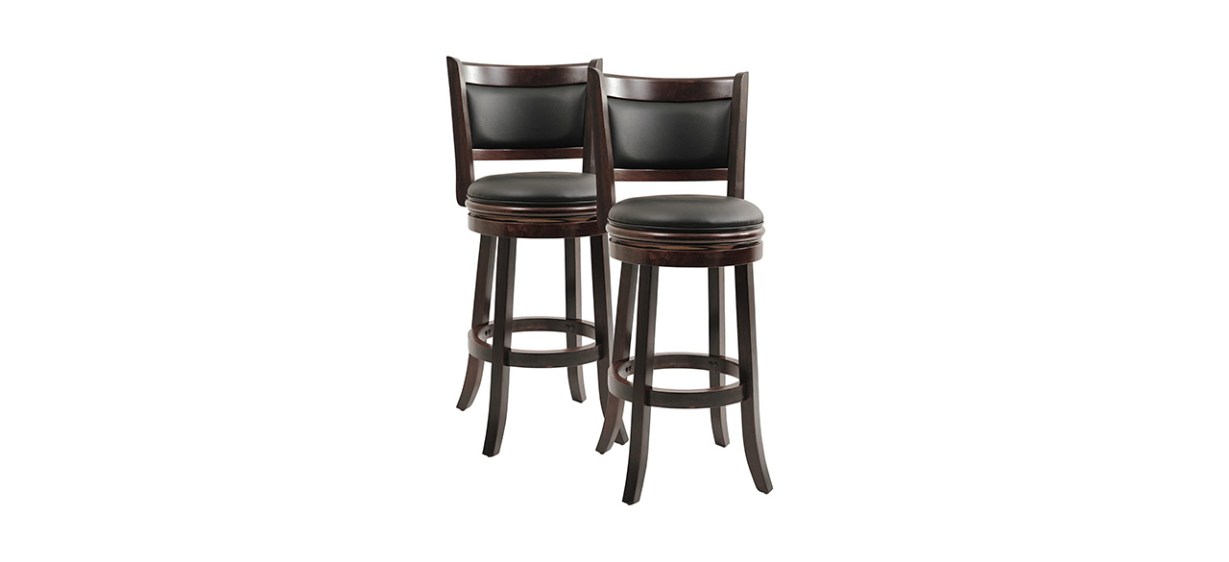 Boraam Augusta Bar Height Swivel Stool