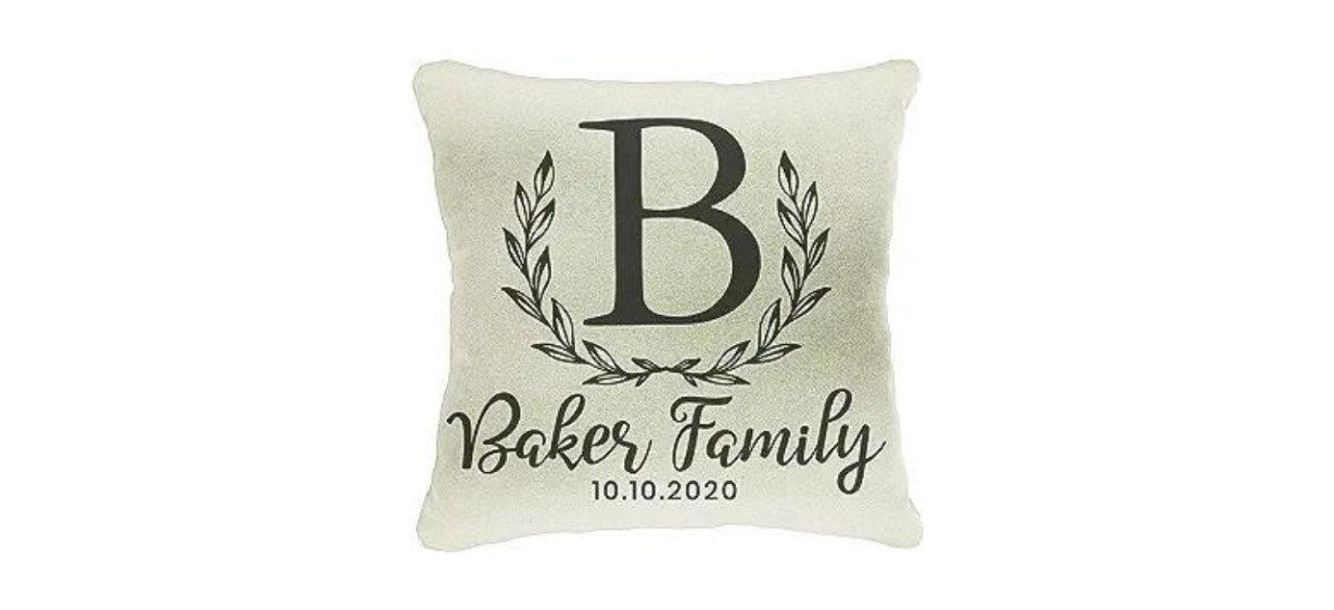 Personalized Throw Pillow Case, 18” x 18”
