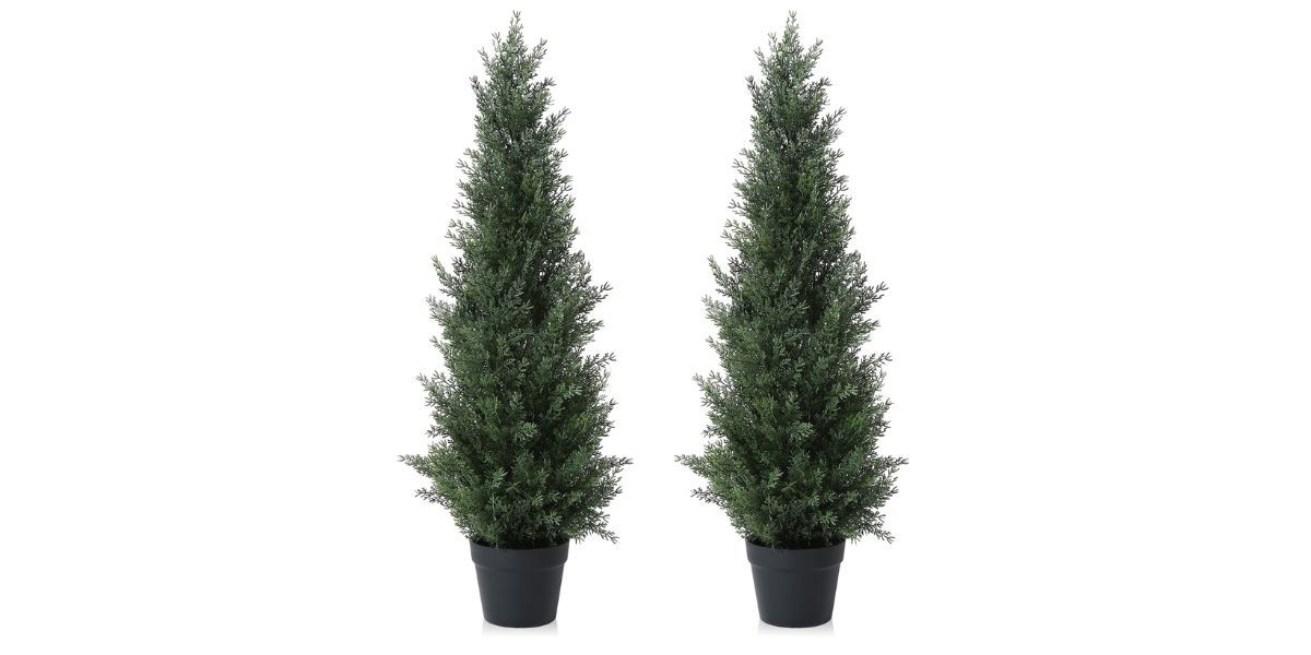 DR.Planzen Artificial Cedar Tree 2 Pack