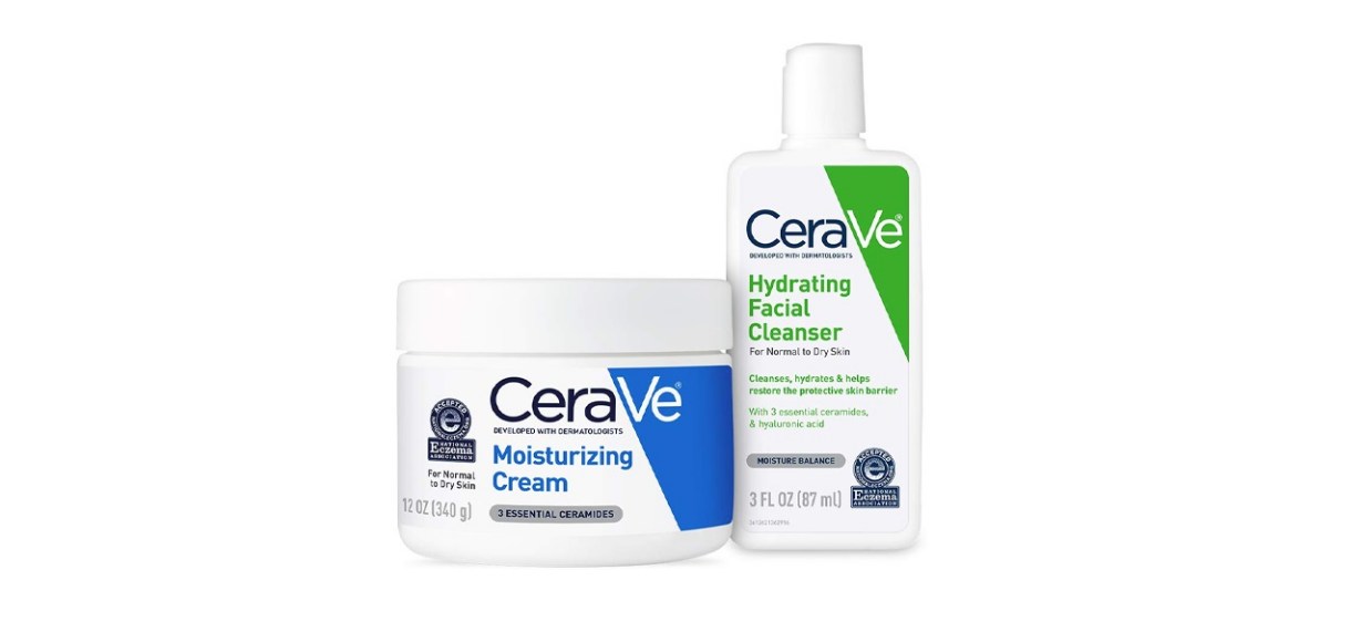 CeraVe Moisturizing Cream and Hydrating Face Wash Trial Combo