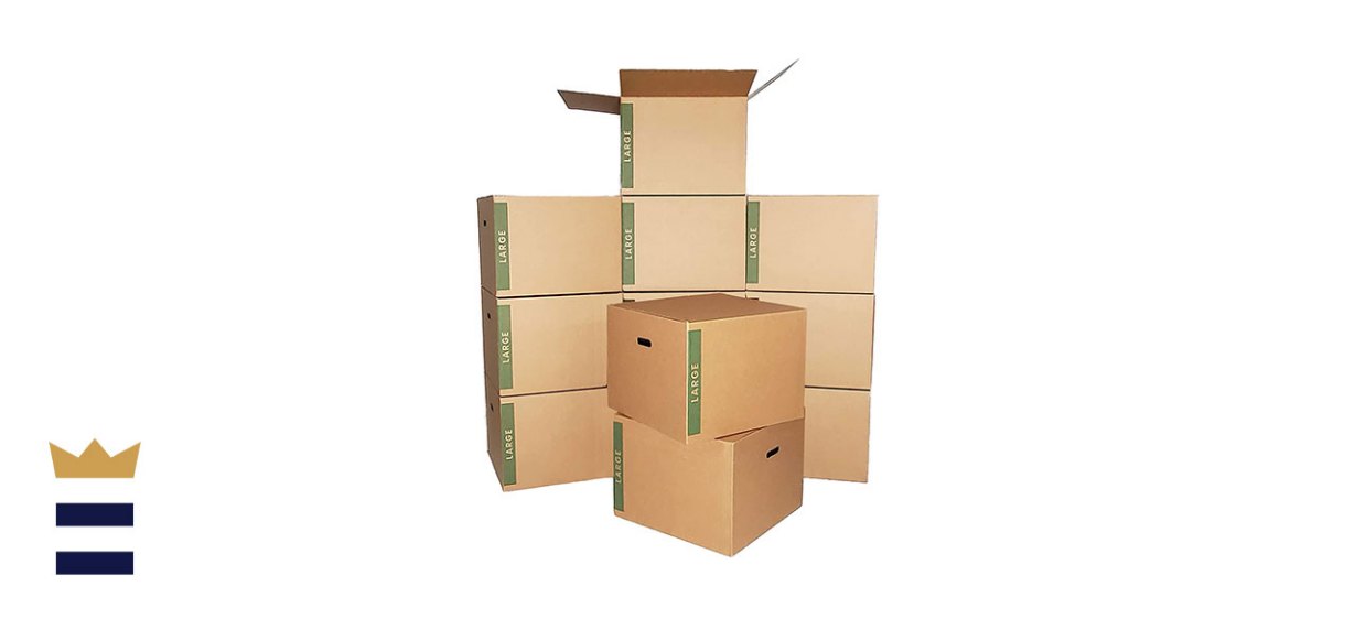 CHEAP! CHEAP! MOVING BOXES Large Moving Boxes With Handles 
