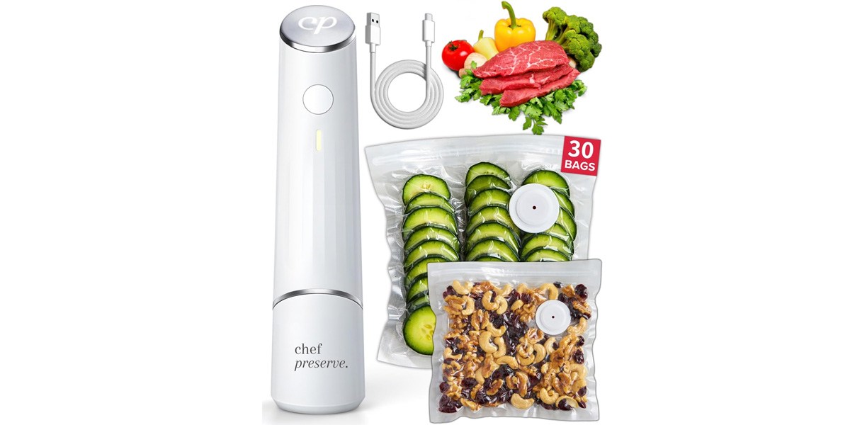 Chef Preserve Compact Vacuum Sealer for Food