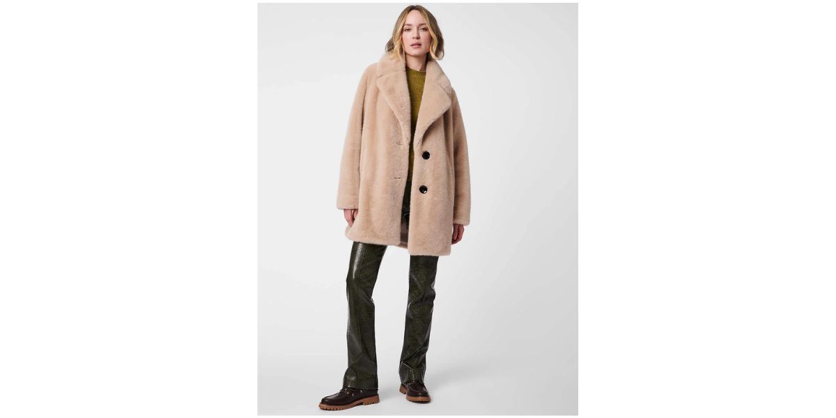 Bernardo City Chic Faux Fur Coat