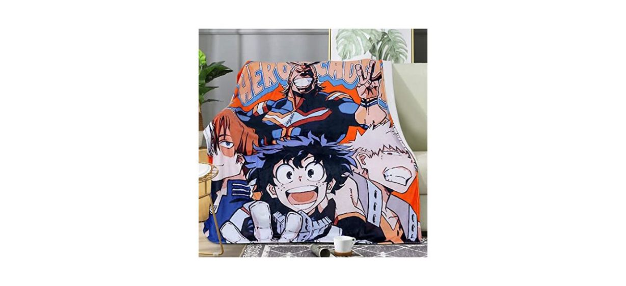 Conpaxye My Hero Academia 50 by 60-Inch Fleece Blanket