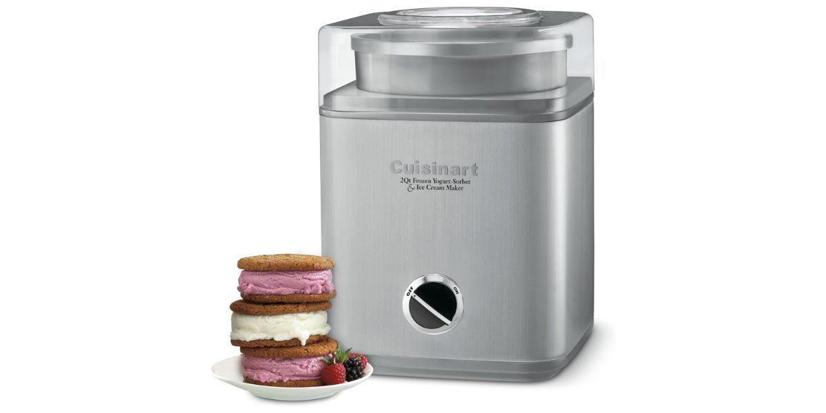 Cuisinart Ice Cream Maker Machine, 2-Quart Ice Cream, Sorbet and Frozen Yogurt Machine