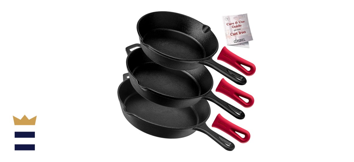 Cuisinel Cast Iron Skillet Set
