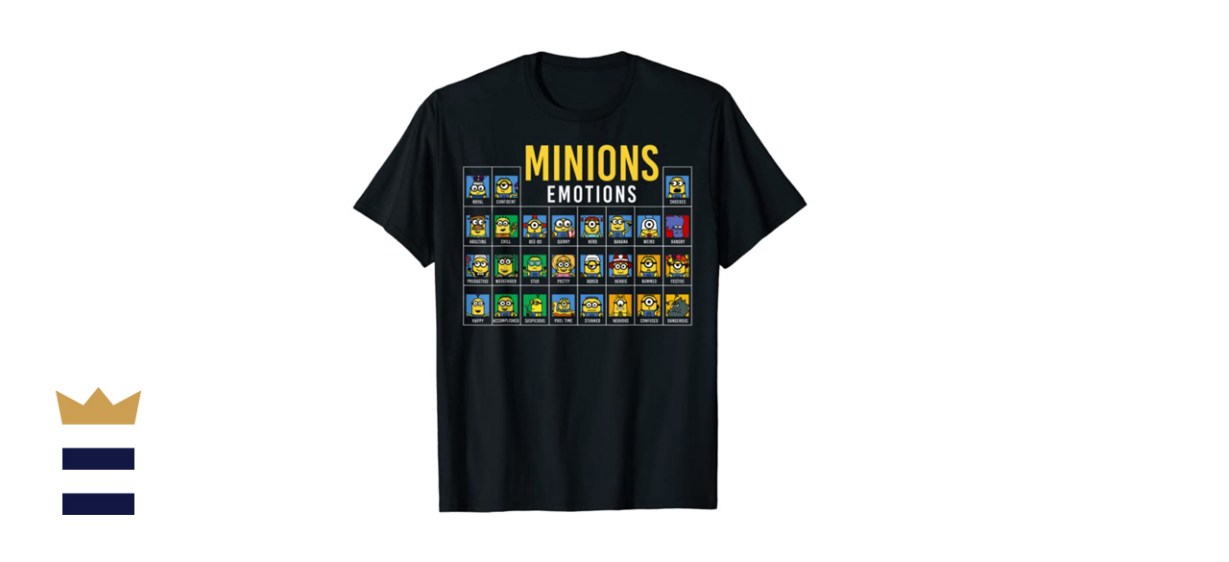 Despicable Me Minions Periodic Table Of Minions Graphic T-Shirt