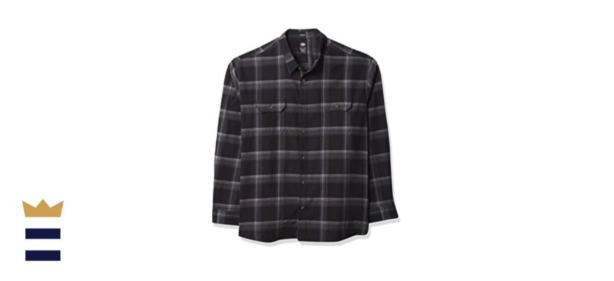 Dickies Men’s Long Sleeve Flex Flannel Shirt