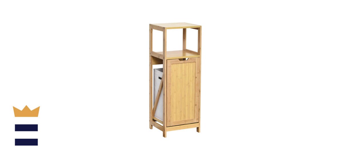 Evideco Bamboo Tilt-Out Laundry Hamper