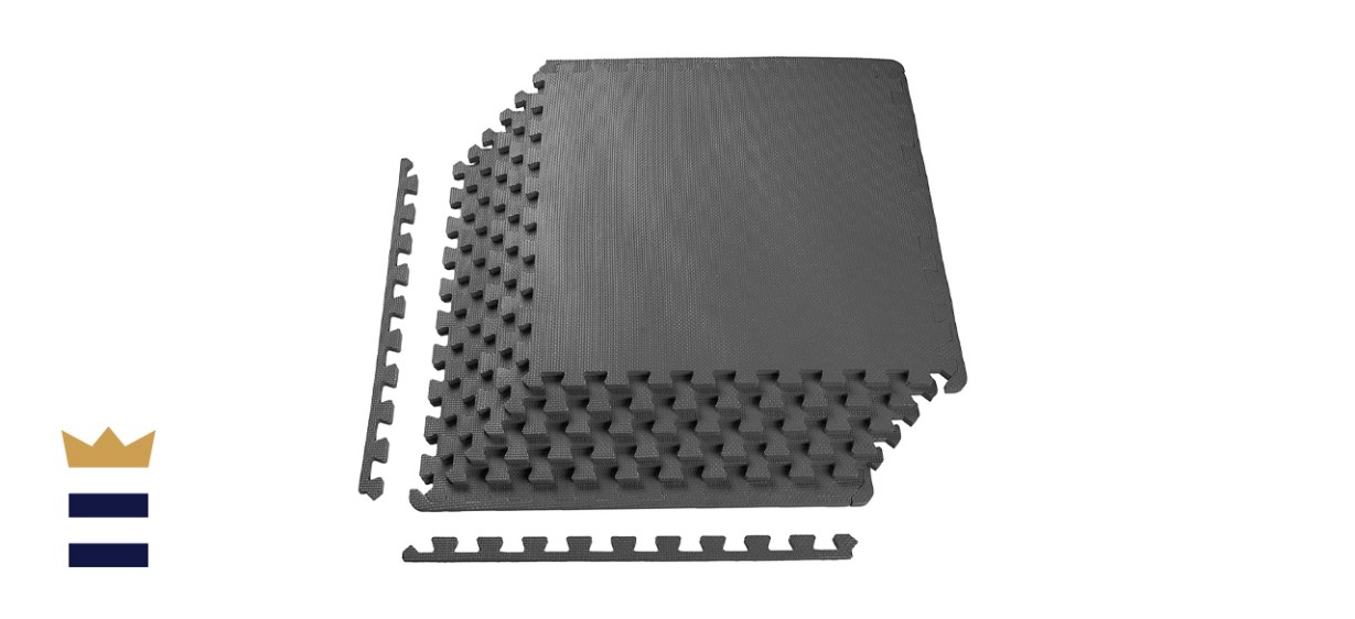 BalanceFrom Puzzle Exercise Mat with EVA Foam Interlocking Tiles for MMA