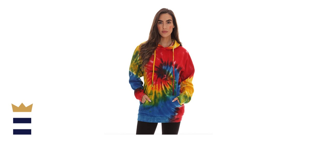 #followmeTie-Dye Pullover Hoodie