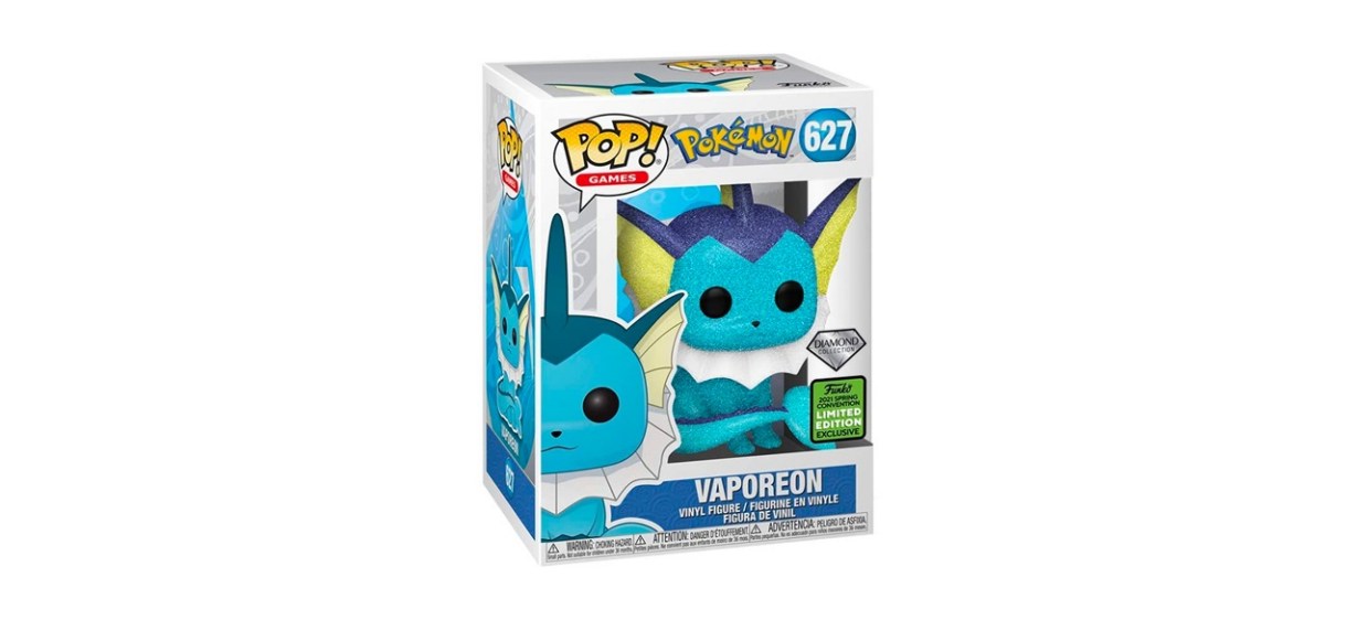 Funko POP Games- Pokemon Vaporeon Diamond Collection
