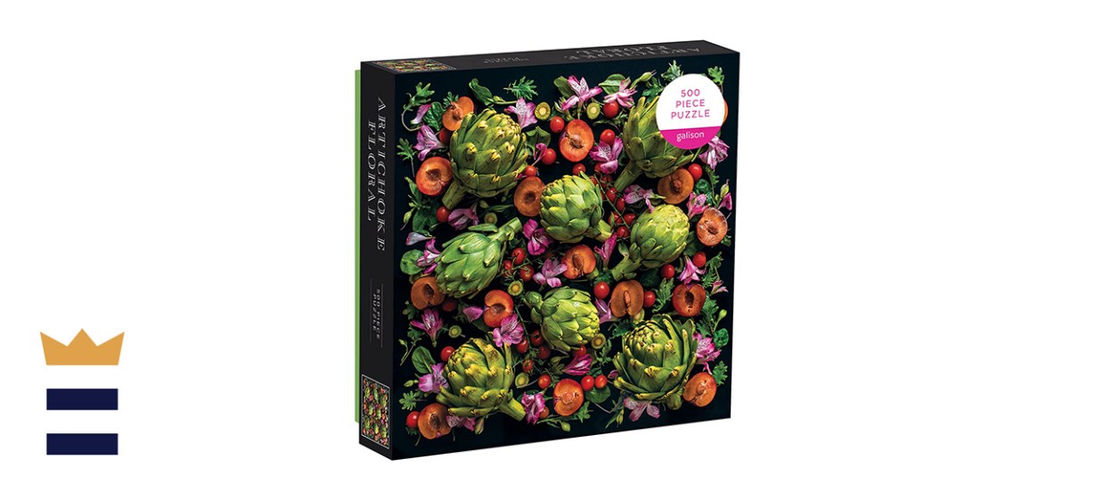 Galison Artichoke Floral Plant 500-Piece Puzzle