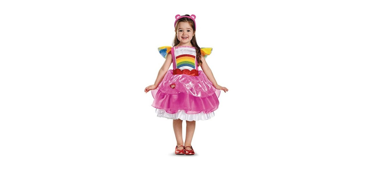 Girls Cheer Bear Deluxe Toddlers Tutu Care Bears Costume Dress