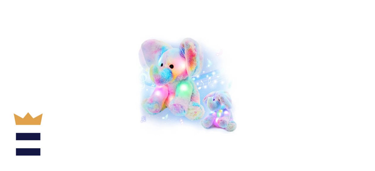 Glow Guards peek-a-boo Light Up Musical Electric Elephant