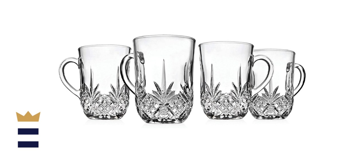 Godinger Glass Coffee Mug Set