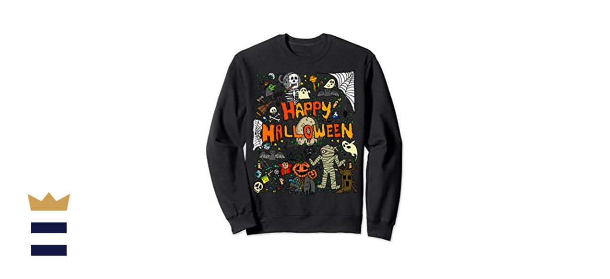 Happy Halloween Scary Retro Sweatshirt