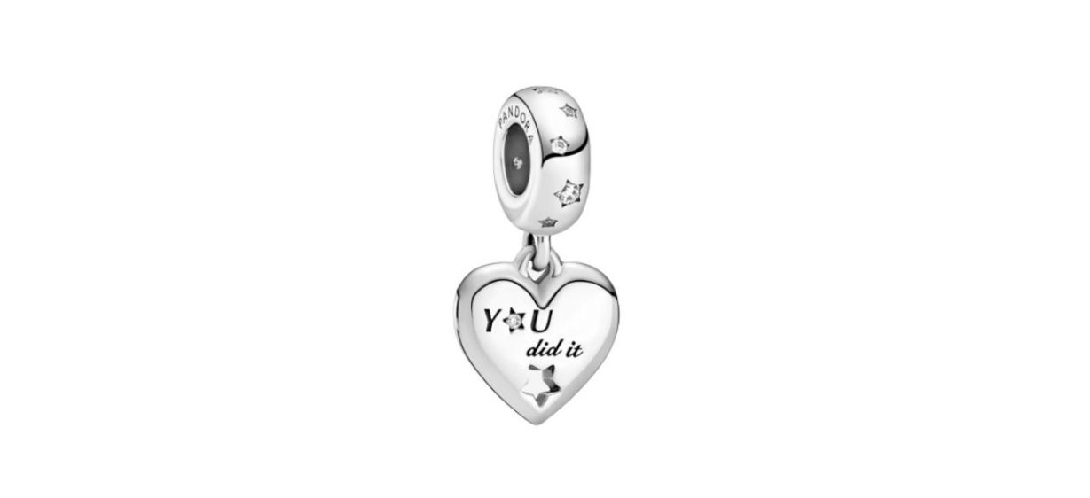 Pandora Congratulations Heart and Stars Dangle Charm Pandora Congratulations Heart and Stars Dangle Charm