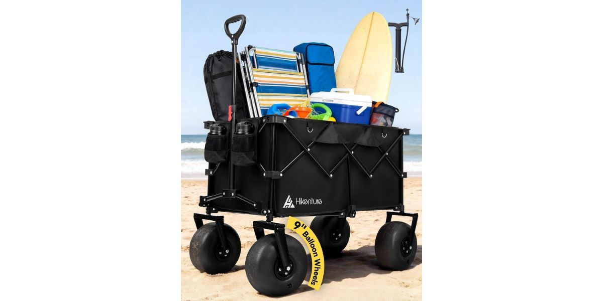 Hikenture Beach Wagon with Balloon Wheels